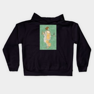 Ladies of the Villa of Ariadne - Flora Kids Hoodie